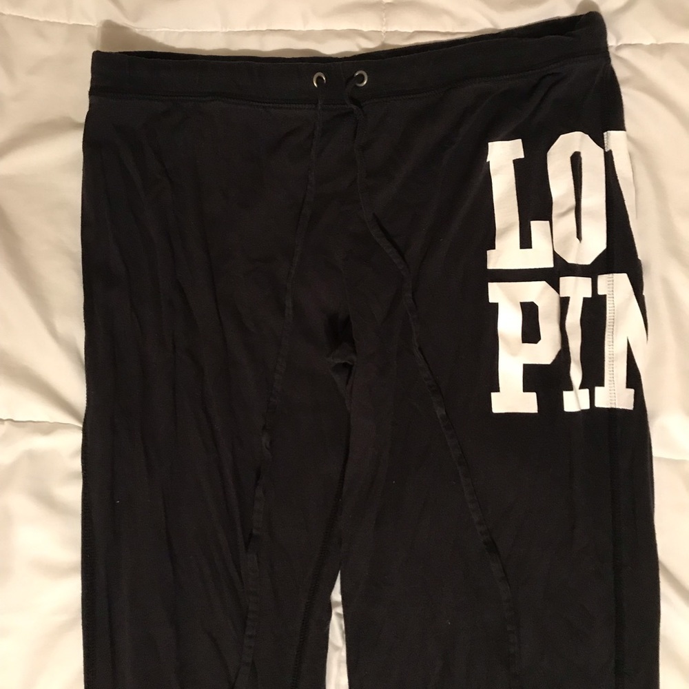 Victoria Secret Pink black yoga pants